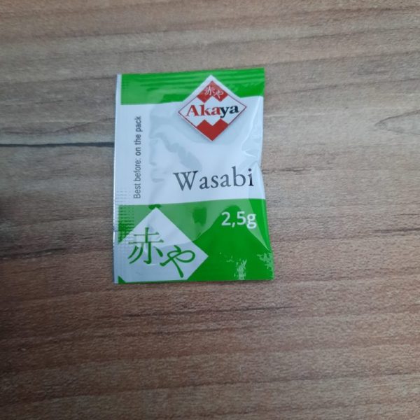 zakje wasabi van 2,5 gram